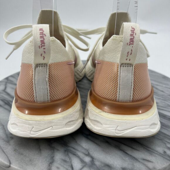 Nike Womens 8.5 Running Shoes React Infinity Run FK Sneakers White CD4372-103 - Picture 5 of 12